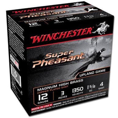 Winchester X123PH4 Super Pheasant HV 12 Gauge 3" 1-5/8 oz 4 Shot 25 Rounds