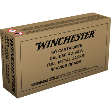 Winchester SG40W SG 40 S&W 165 GR FMJ 50 Rounds