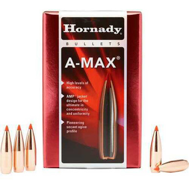 HORNADY 30502 30 CAL .308 168 GR A-MAX MATCH 100 CT.
