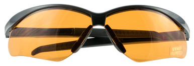 Walkers Game Ear Crosshair Shooting Glasses - Amber Lens