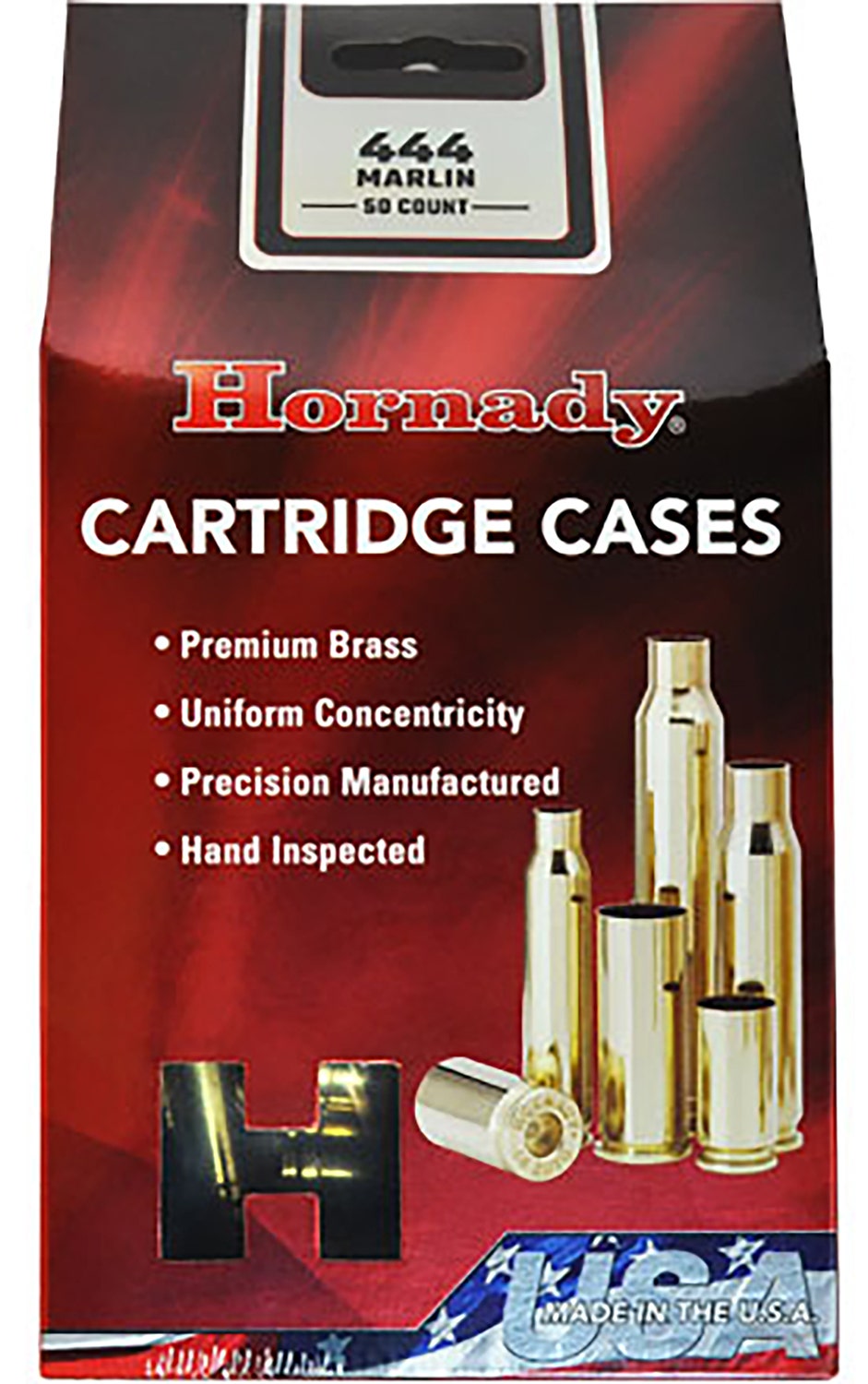 Hornady Unprimed Cases Cartridge 444 Marlin Rifle Brass