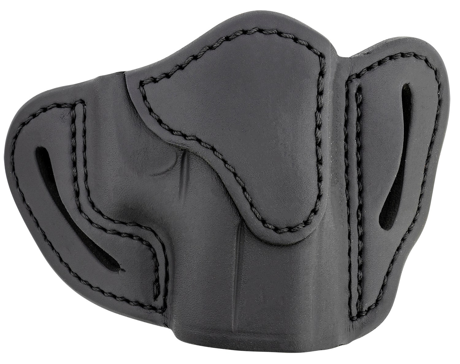 1791 Gunleather BHC Optic Ready OWB Stealth Black Leather Fits Glock 42,43,43X / Ruger LC9 / Bersa Thunder 380 Belt Slide Mount RH