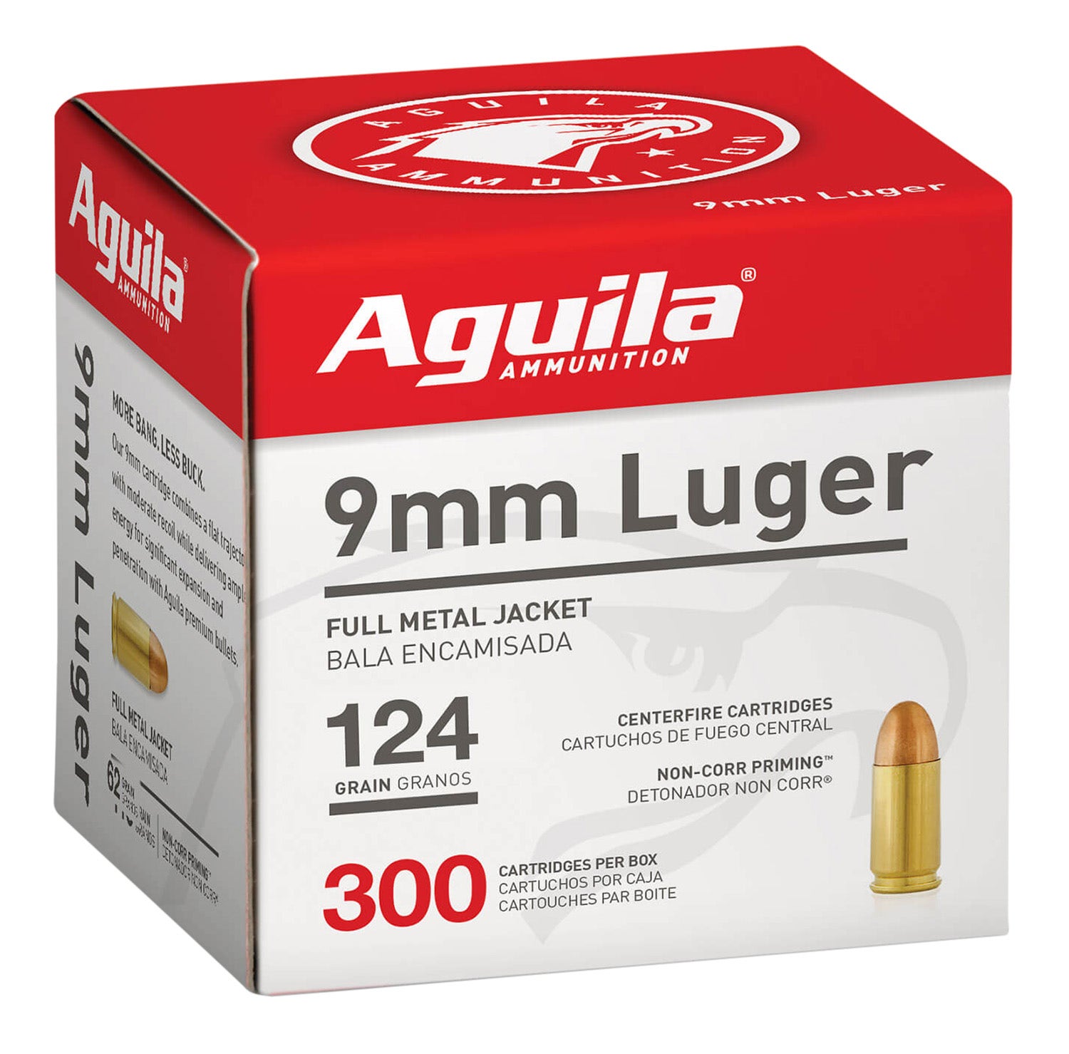 Aguila Target & Range 9MM Luger 124 Gr FMJ 300/Box