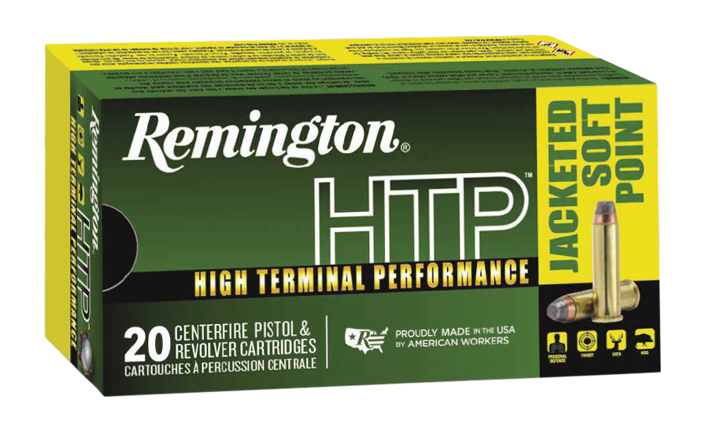 Remington Ammunition HTP  44 Rem Mag 240 gr Jacketed Soft Point (JSP) 20 Bx/ 25 Cs