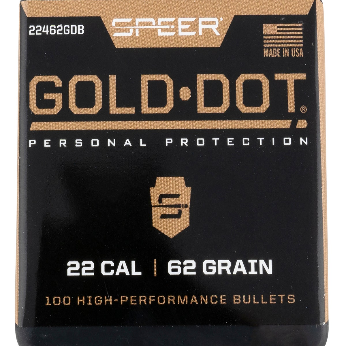 CCI Gold Dot Rifle Bullet 224 Cal 62 Gr Soft Point 100/Box