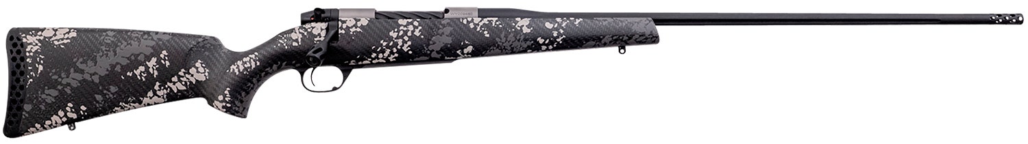 Weatherby Mark V Backcountry 2.0 Ti 6.5 Creedmoor Rifle 22" Black w/Gray & White Sponge Accents MBT20N65CMR4B