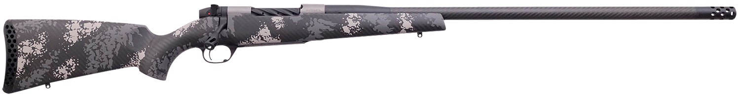 Weatherby Mark V Backcountry 2.0 Ti 300 Wthby Mag Rifle 26" Black/Gray/White MCT20N300WR8B