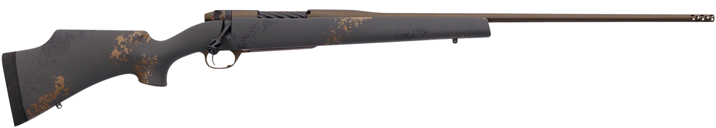 Weatherby Mark V Camilla Ultra Lightweight 6.5 Creedmoor 22" Rifle Midnight Bronze Cerakote