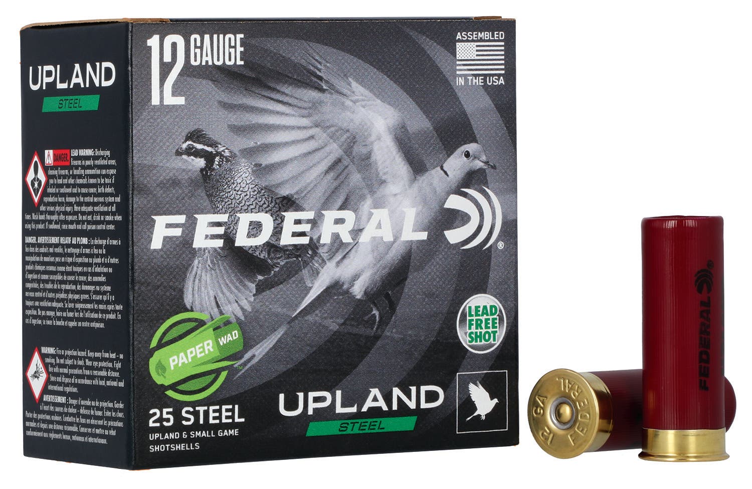 Federal Field & Range 12ga 2.75" 1oz 7.5 Shot 25 Shells Per Box USH122W75
