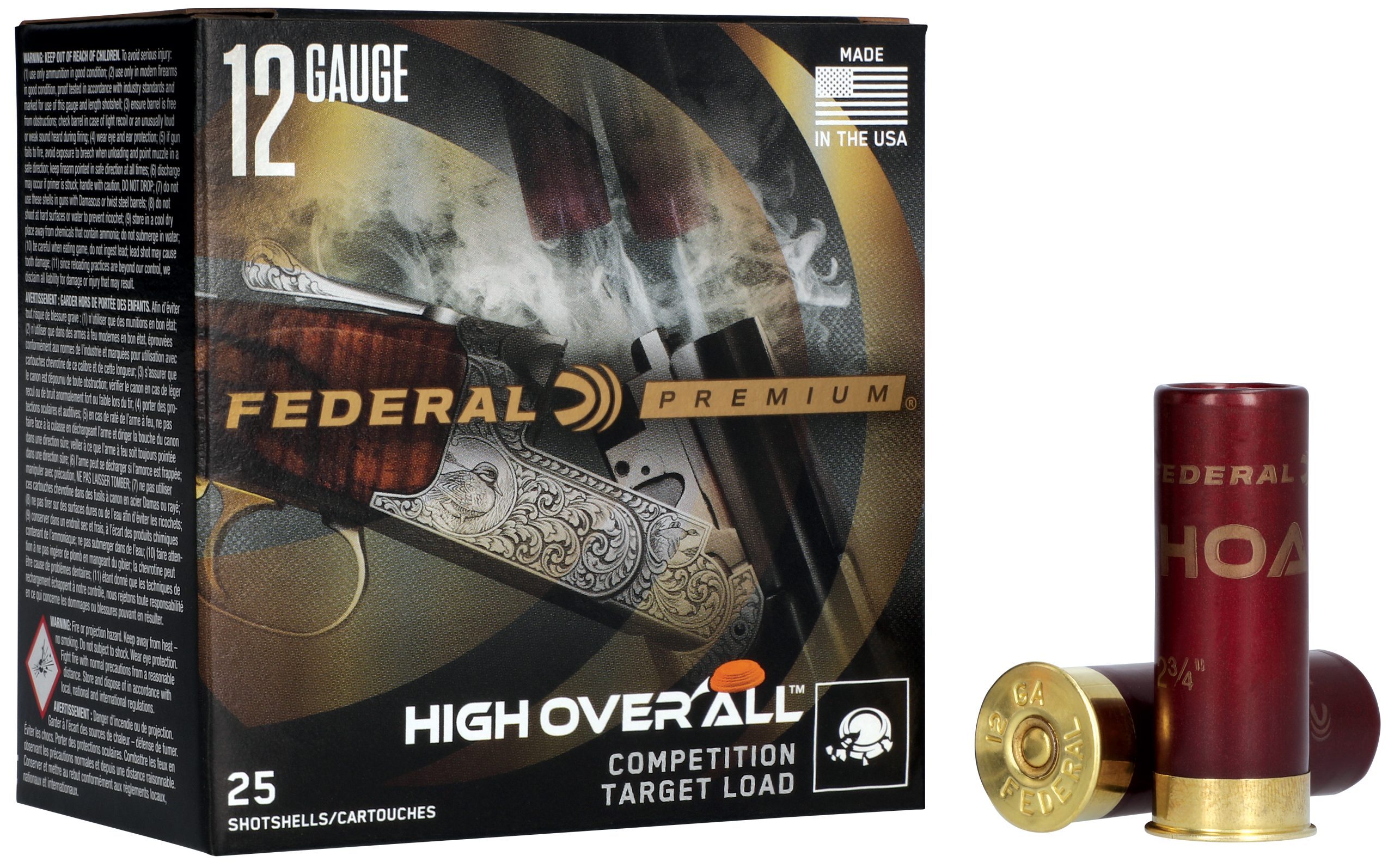 Federal Premium 12ga 2-3/4" 1-1/8oz #7.5 25