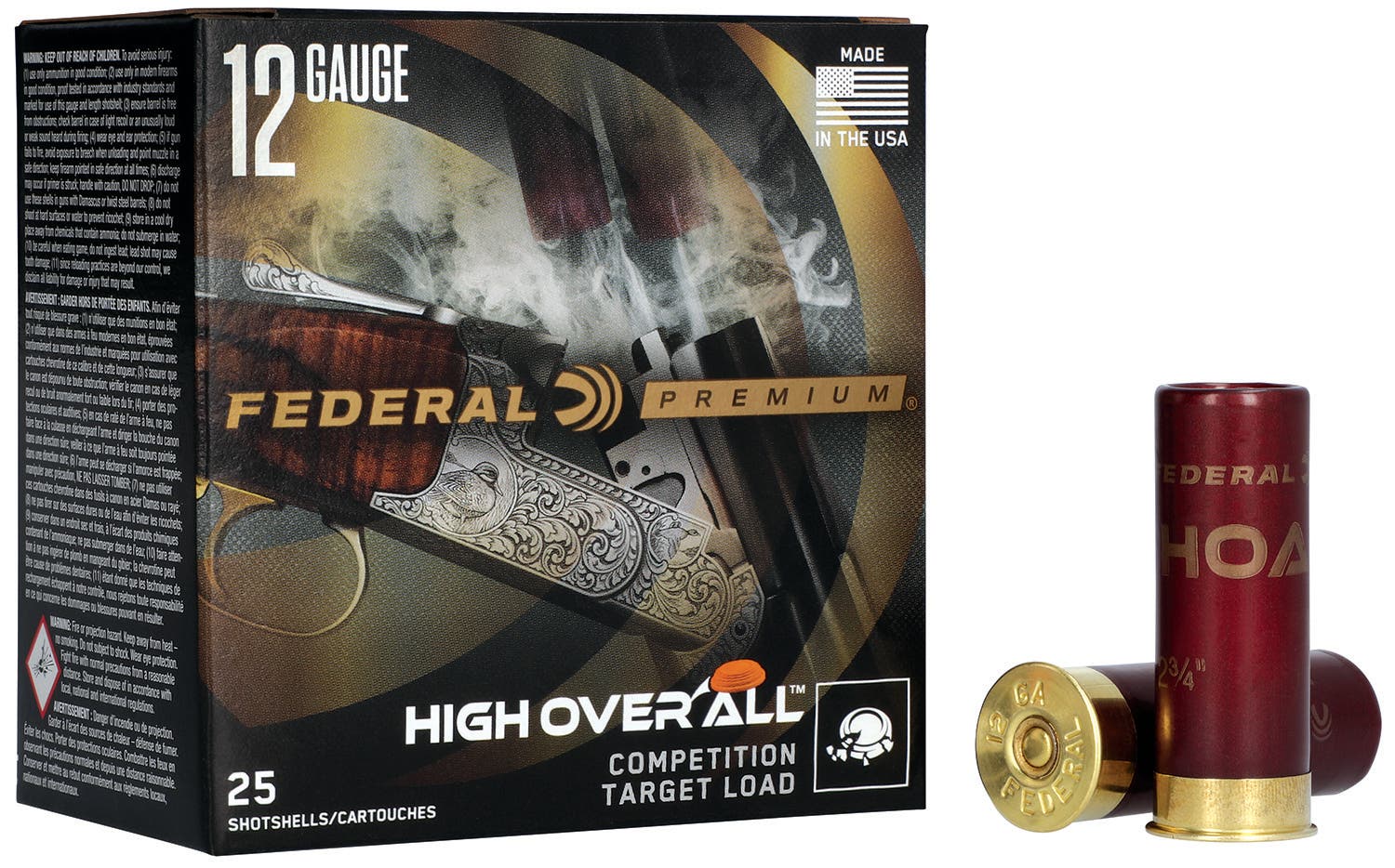 Federal Premium High Over All 12 Ga 2.75" 1 oz 1290 fps #7.5 25/Box