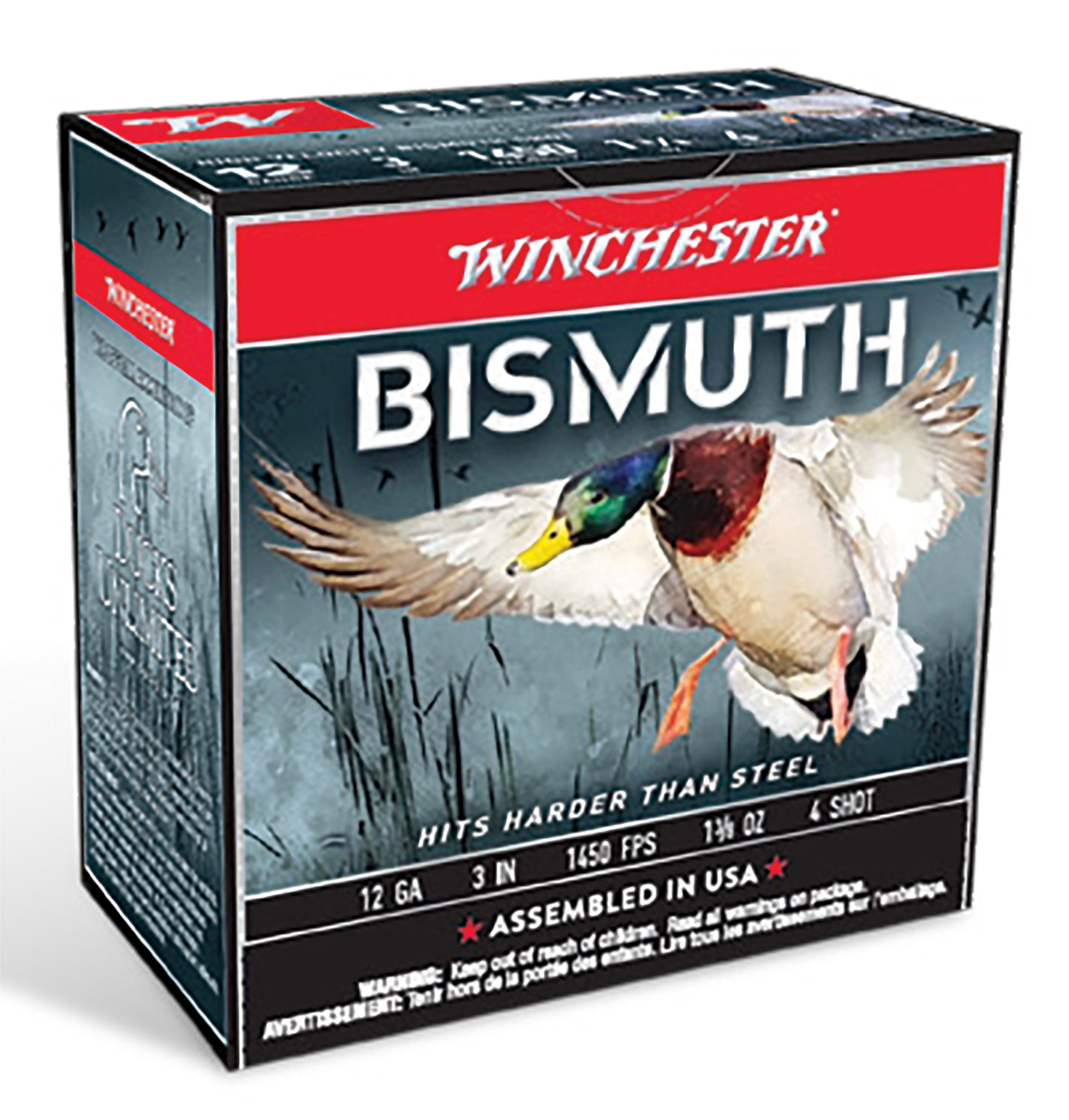 Winchester Bismuth 12ga 3" 1-3/8oz #4 25rd