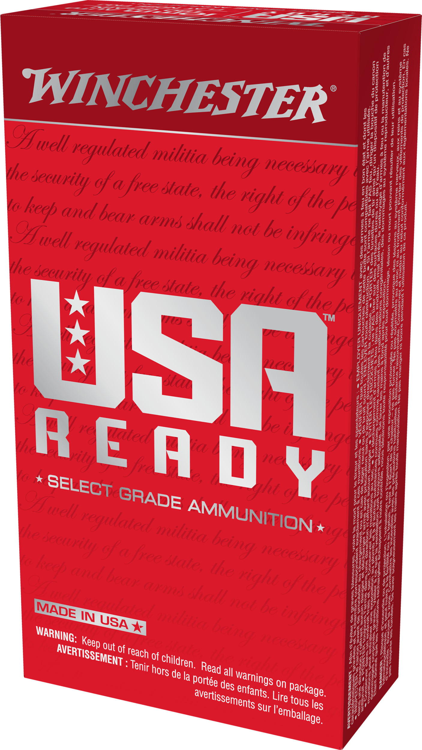 Winchester Ammo USA Ready 10mm Auto 180gr FMJ 50rd Box