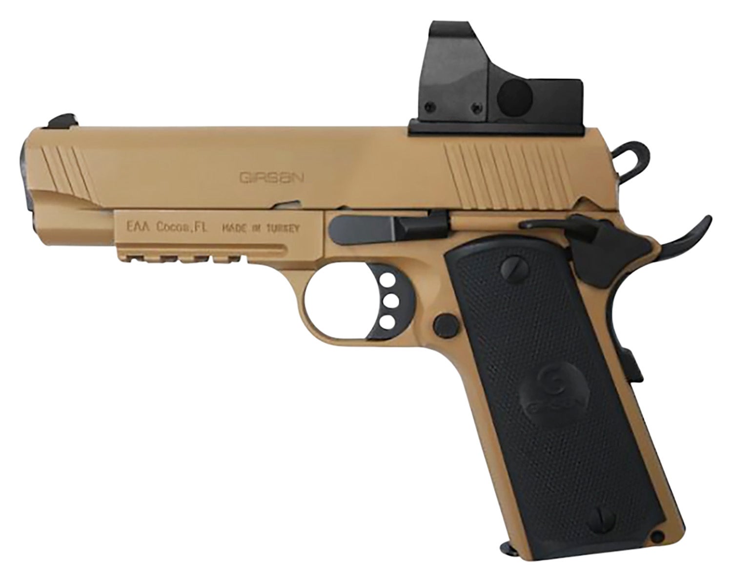 Girsan MC1911 C-TV 45 ACP Pistol 4.40" FDE 390075