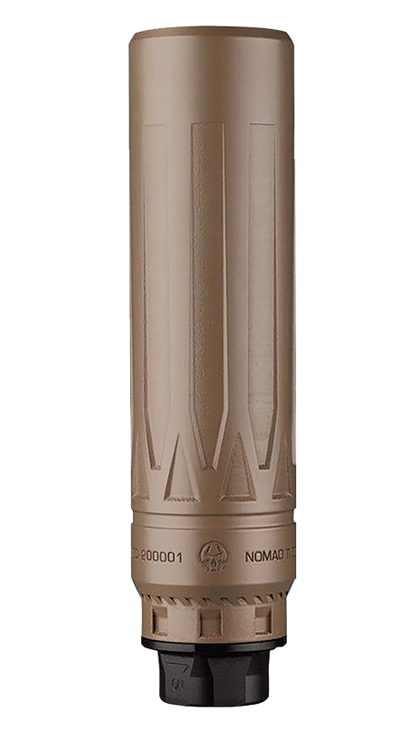 Dead Air Armament Nomad Ti XC 7.62mm Suppressor w/Direct Thread 5/8"x24 Hub Mount Titanium Flat Dark Earth