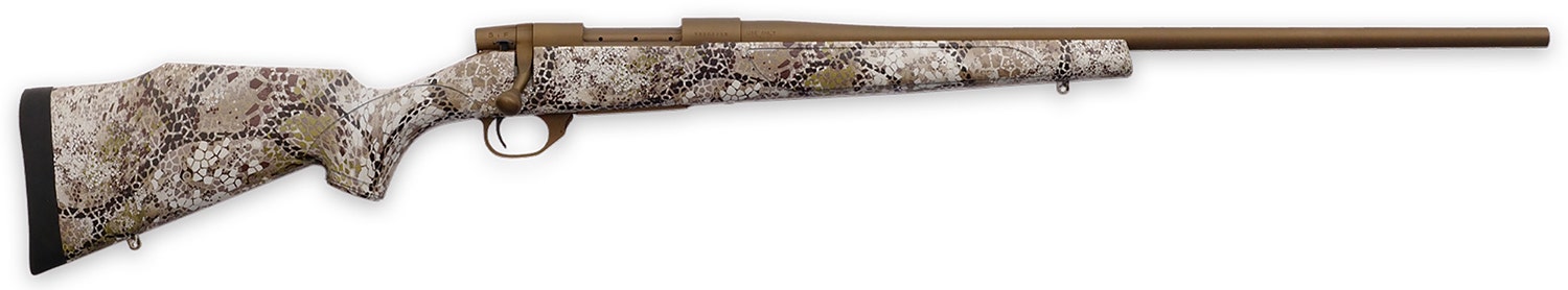 Weatherby Vanguard Badlands 30-06 Springfield Rifle 22" Barrel Drilled/Tapped Receiver Synthetic Stock With Badlands Approach Camo VAP306SR2T
