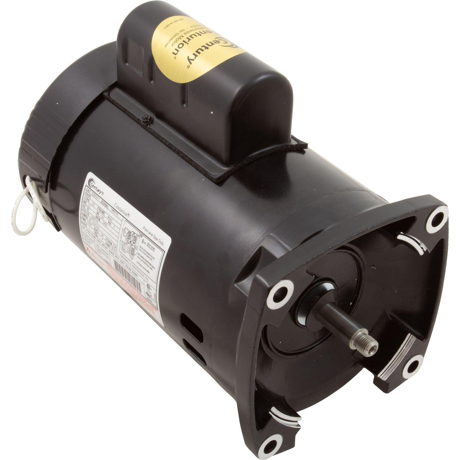 Century - B2853V1 Pool Pump Motor, Century, 1.0hp, 115/230v, 1-Spd, 56YFr, SQFL, Uprated