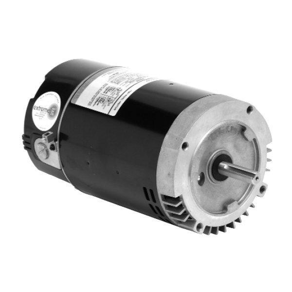 U.S. Motors - Emerson 56C C-Flange 1-Speed 3/4HP Full Rated Keyed Shaft Pool and Spa Motor