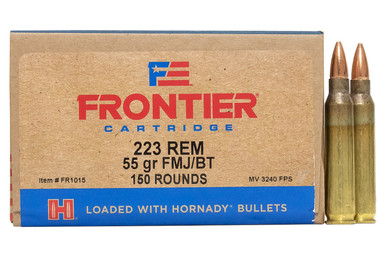 Frontier Cartridge .223 Remington 55gr Full Metal Jacket 150Rnd Rifle Ammunition