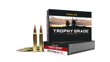 Nosler Trophy Grade Long Range .300 Winchester Magnum 190gr AccuBond Long Range 20Rnd Rifle Ammunition
