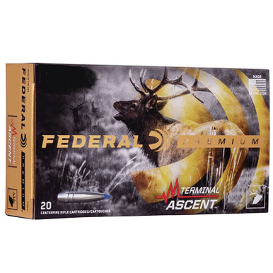 Federal P270TA1 Premium 270 Win 136 GR Terminal Ascent 20 Rounds