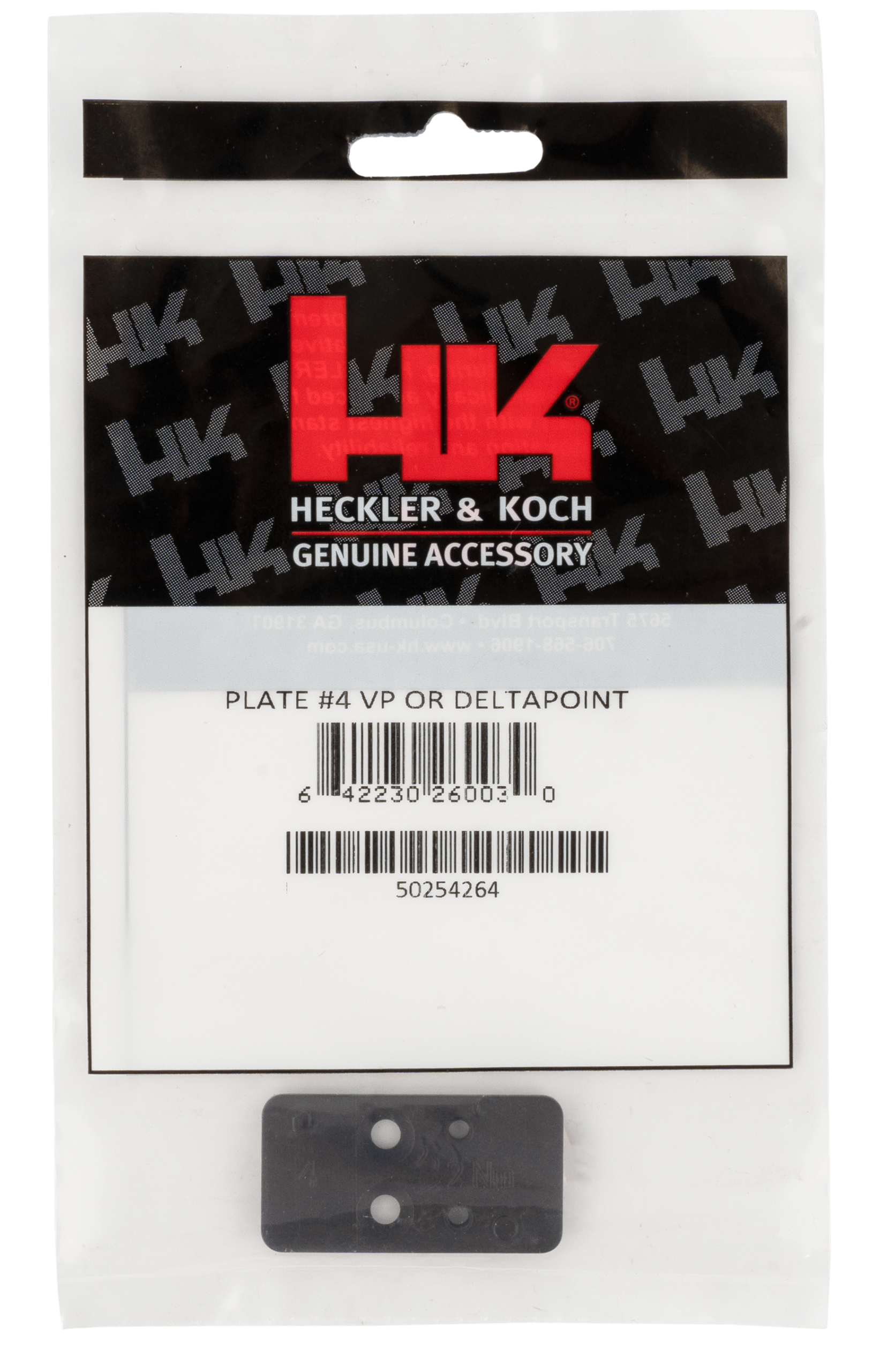 Hk Vp9 Optics Ready Mounting - Plate 4 Leupold Deltapoint