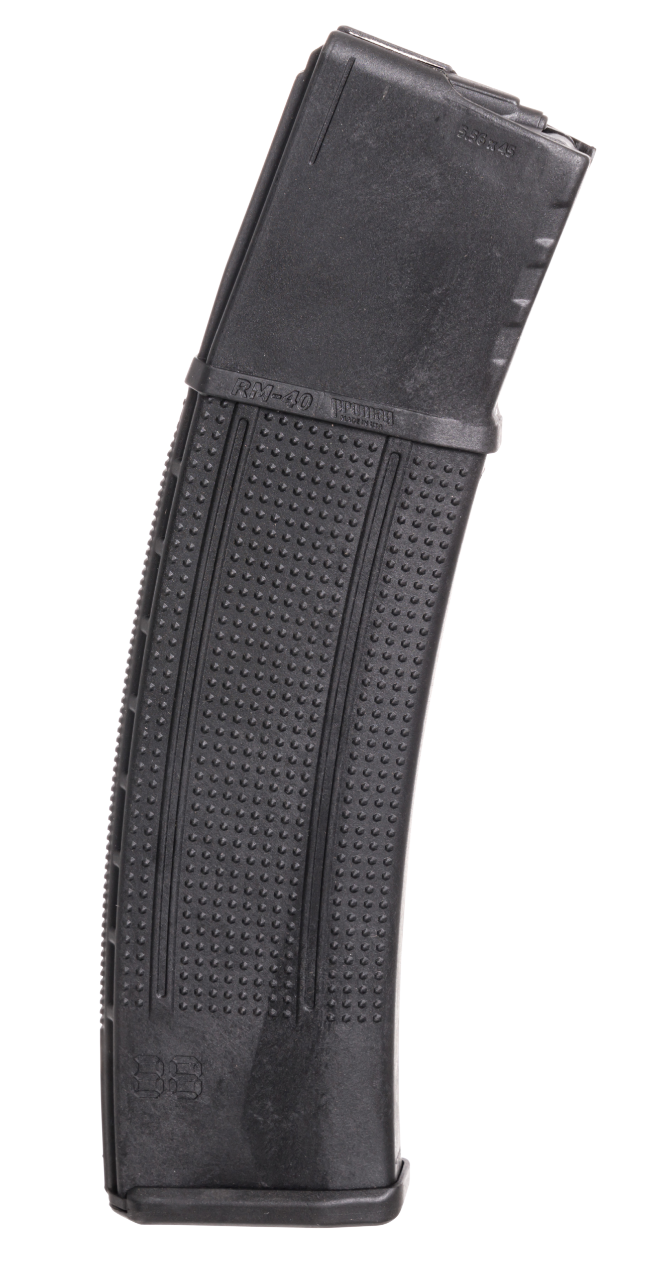 Promag Polymer Magazine Ar-15 .223/5.56mm Black Steel Lined 40 Rd.
