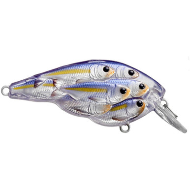 Livetarget Yearling Squarebill Pearl Violet Shad 1.9