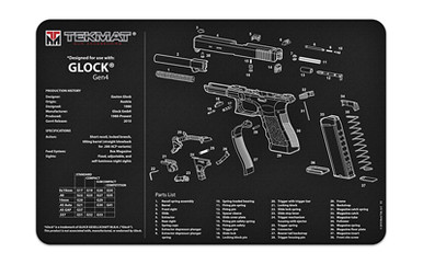 TekMat Glock Gen4 11"x17" Armorers Bench Mat