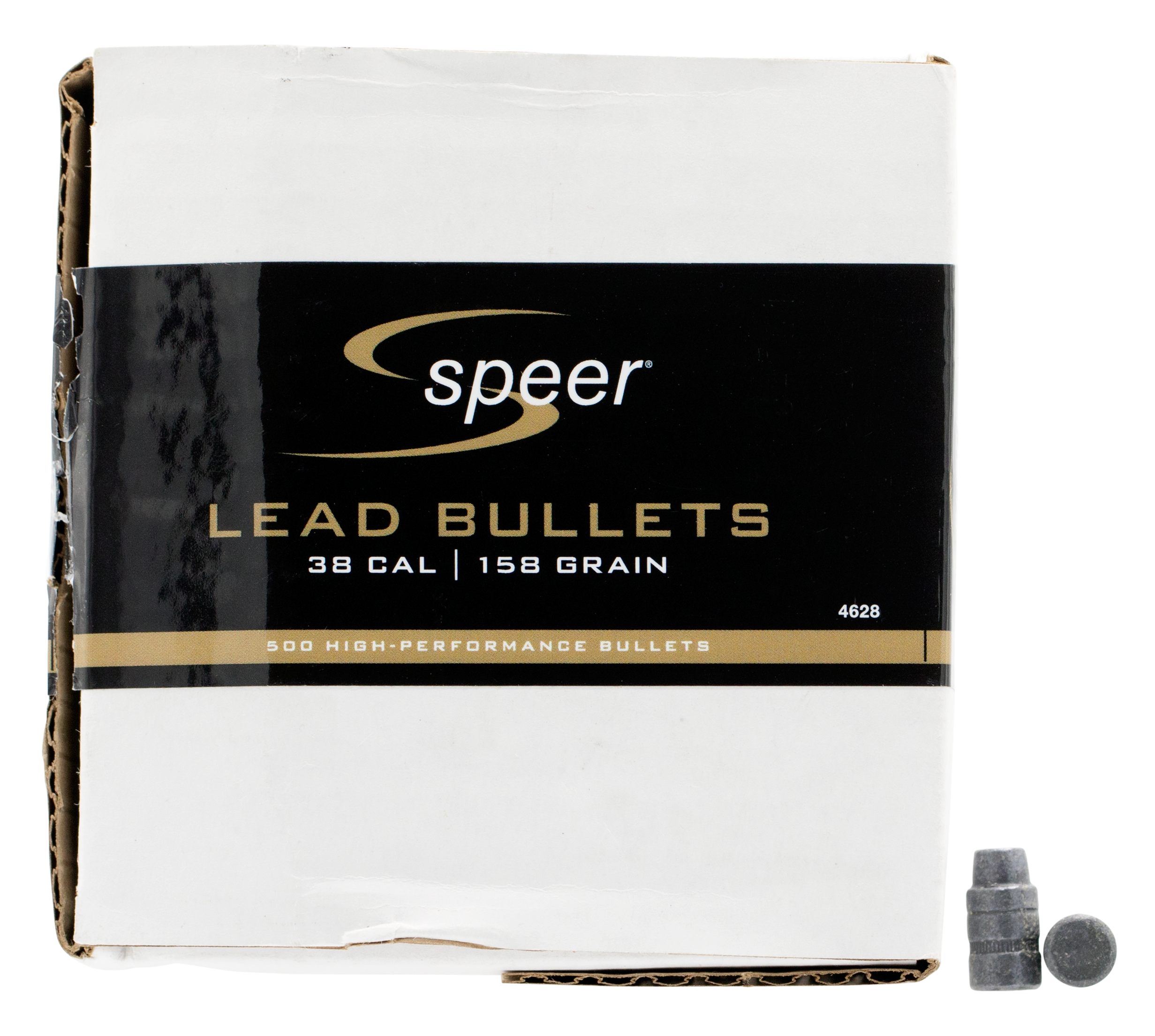 Speer Ammo Handgun, Speer 4628      Bull .358 158 Swc Hp           500