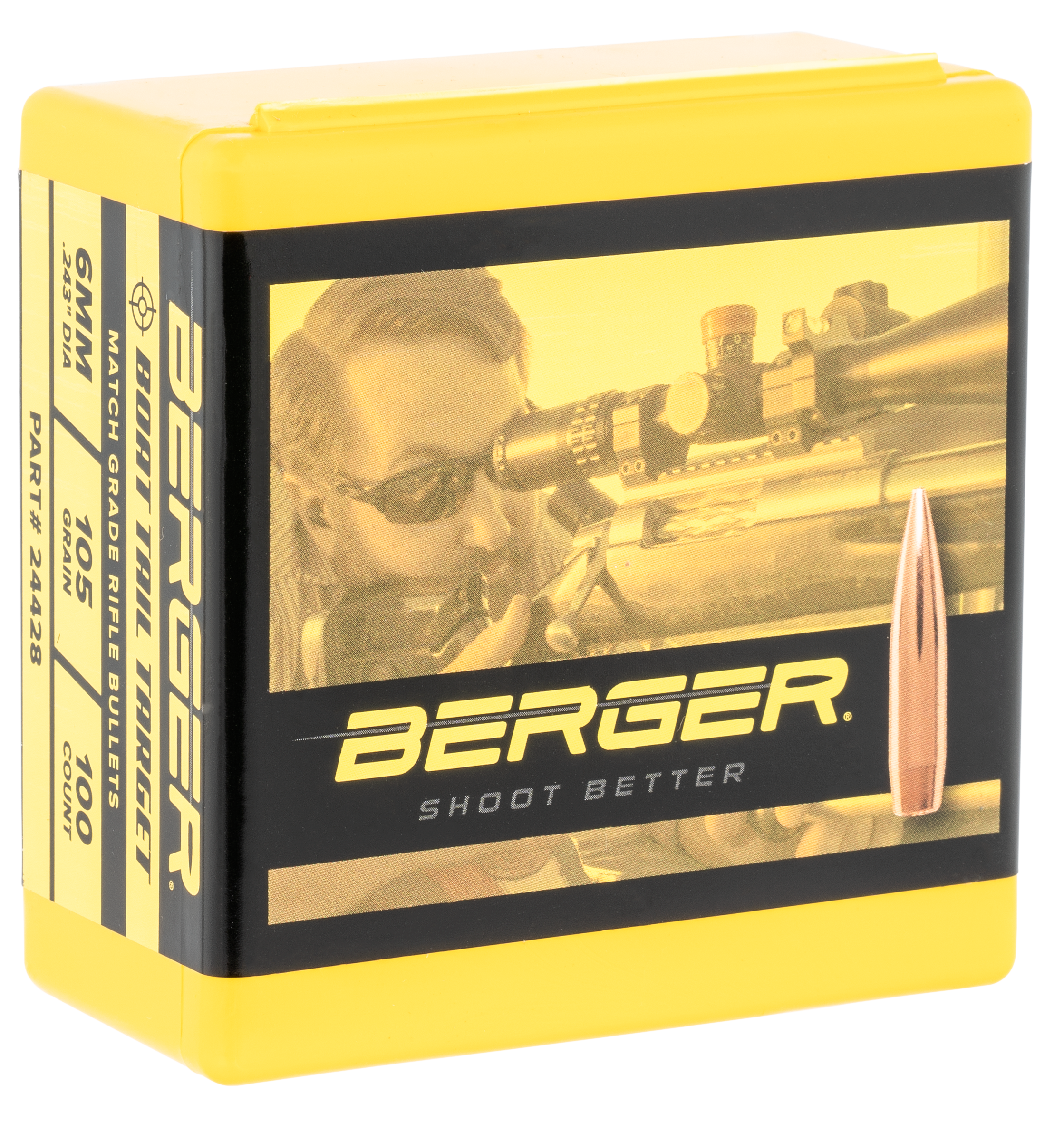 Berger Bullets Target, Berg 24428 Bull .243 105g Bt Tgt   100