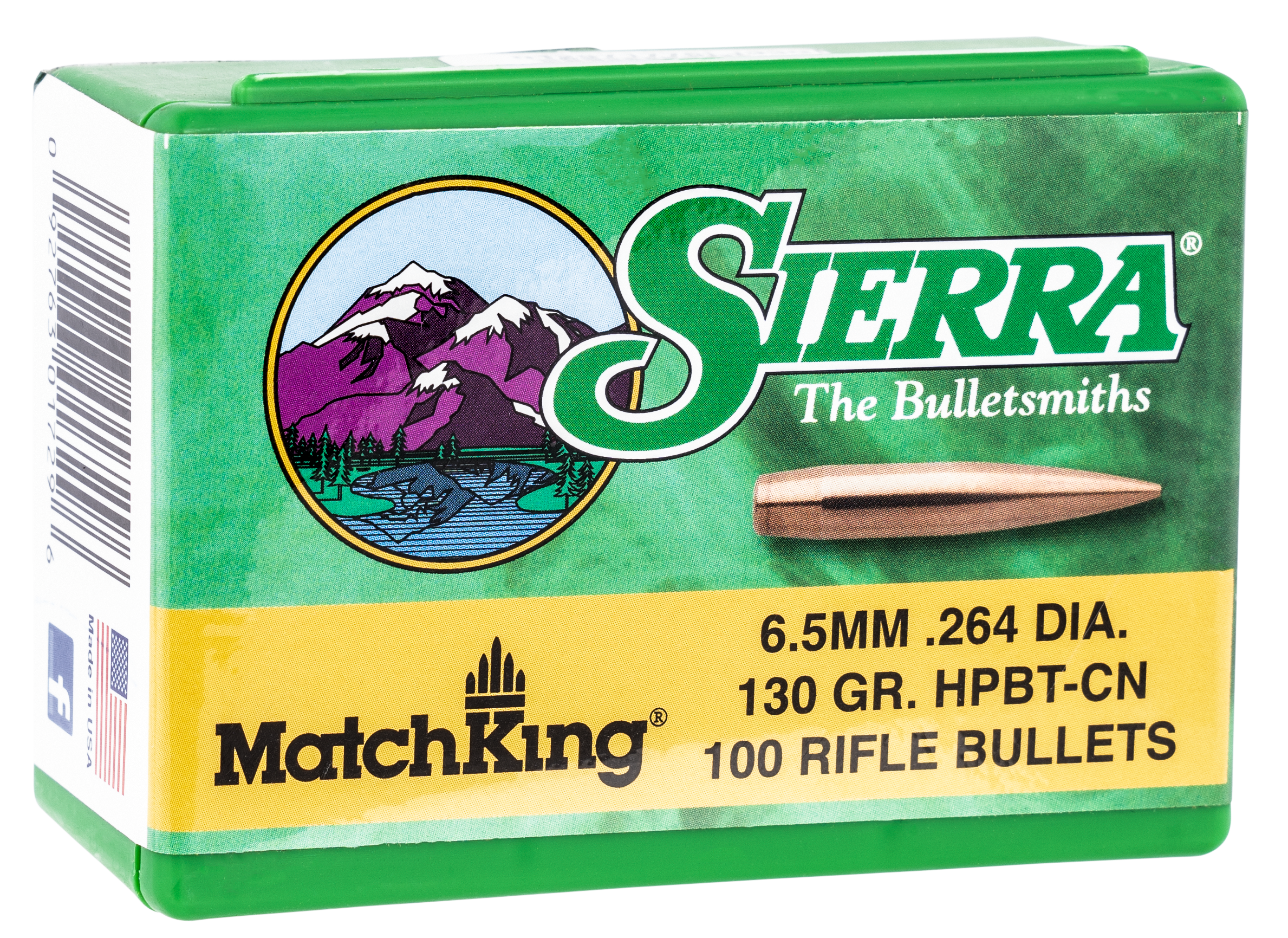 Sierra Matchking, Sierra 1729  Bull .264  130 Match King         100