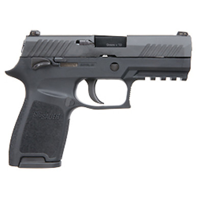 Sig P320 Compact 9mm 3.9" 10rd MA Compliant Black, 320C9BSSMSMA