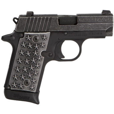 Sig P238.380 ACP 2.7" Barrel Aluminum Grip Distressed Finish 7rd Mag, 238380WTP