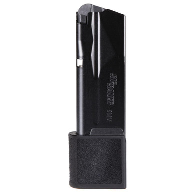 Sig Sauer Sig P365 9mm 15 rd Round Metal Black Finish Magazine, MAG-365-9-15