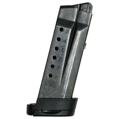 Honor Defense Honor Guard Sub-Compact 9mm 8 Round Stainless Steel Black Finish Magazine