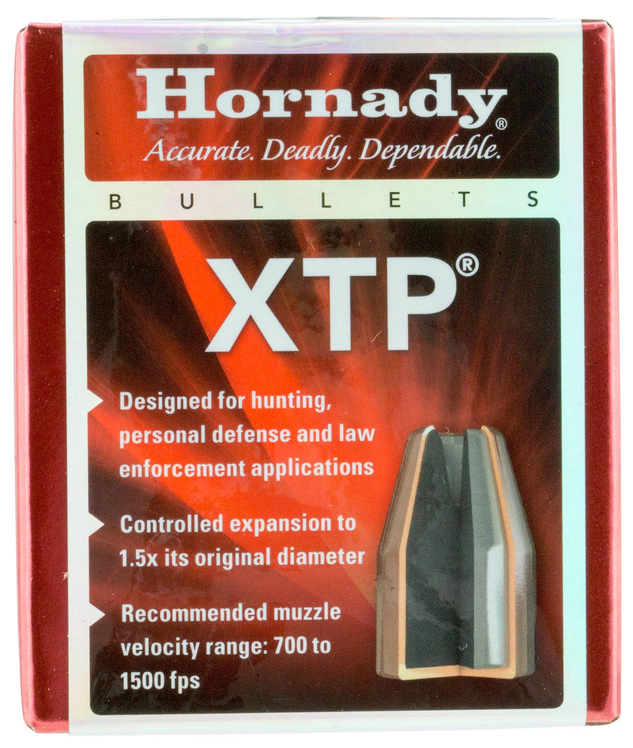 Hornady .452 45 Cal 250 GR HP/XTP