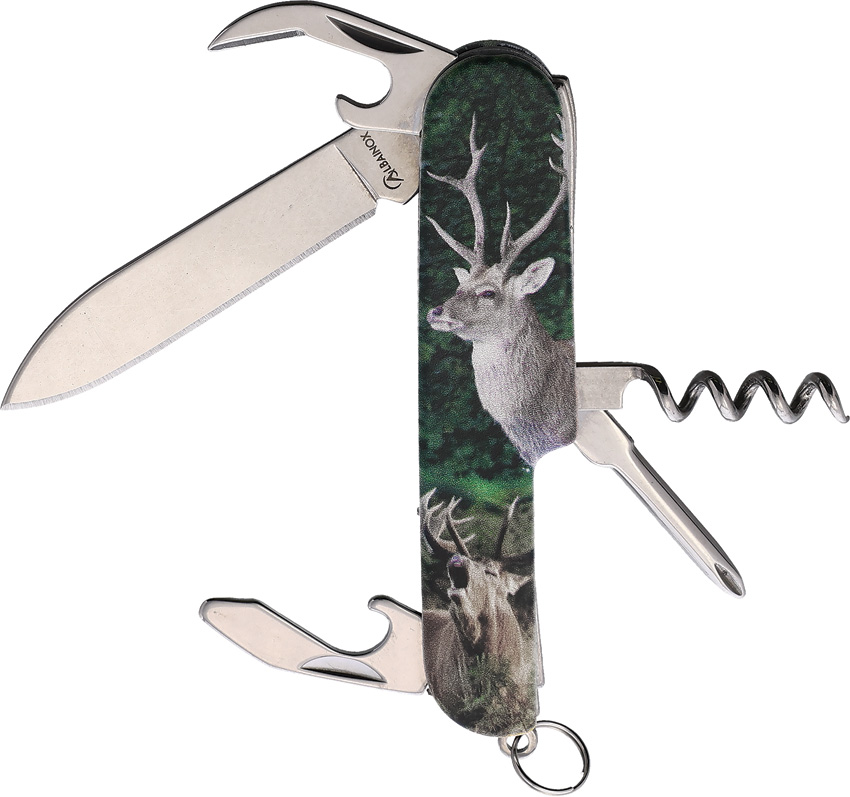 Albainox Multifunctional Army Style Folder Pocket Knife - ABX11127