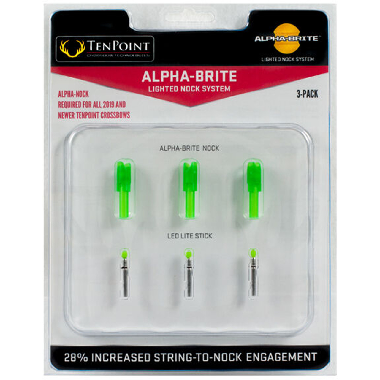 TenPoint Alpha-Brite Lighted Nock System - 3 Pk.