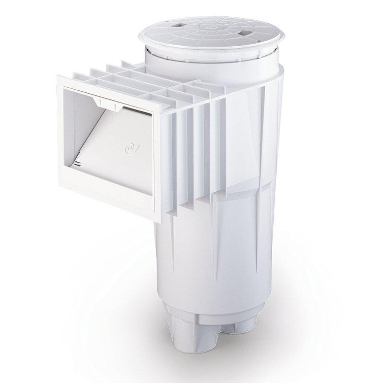 Pentair - Bermuda In-Ground Pool Gunite PVC Skimmer, 2 in. Slip ports, White