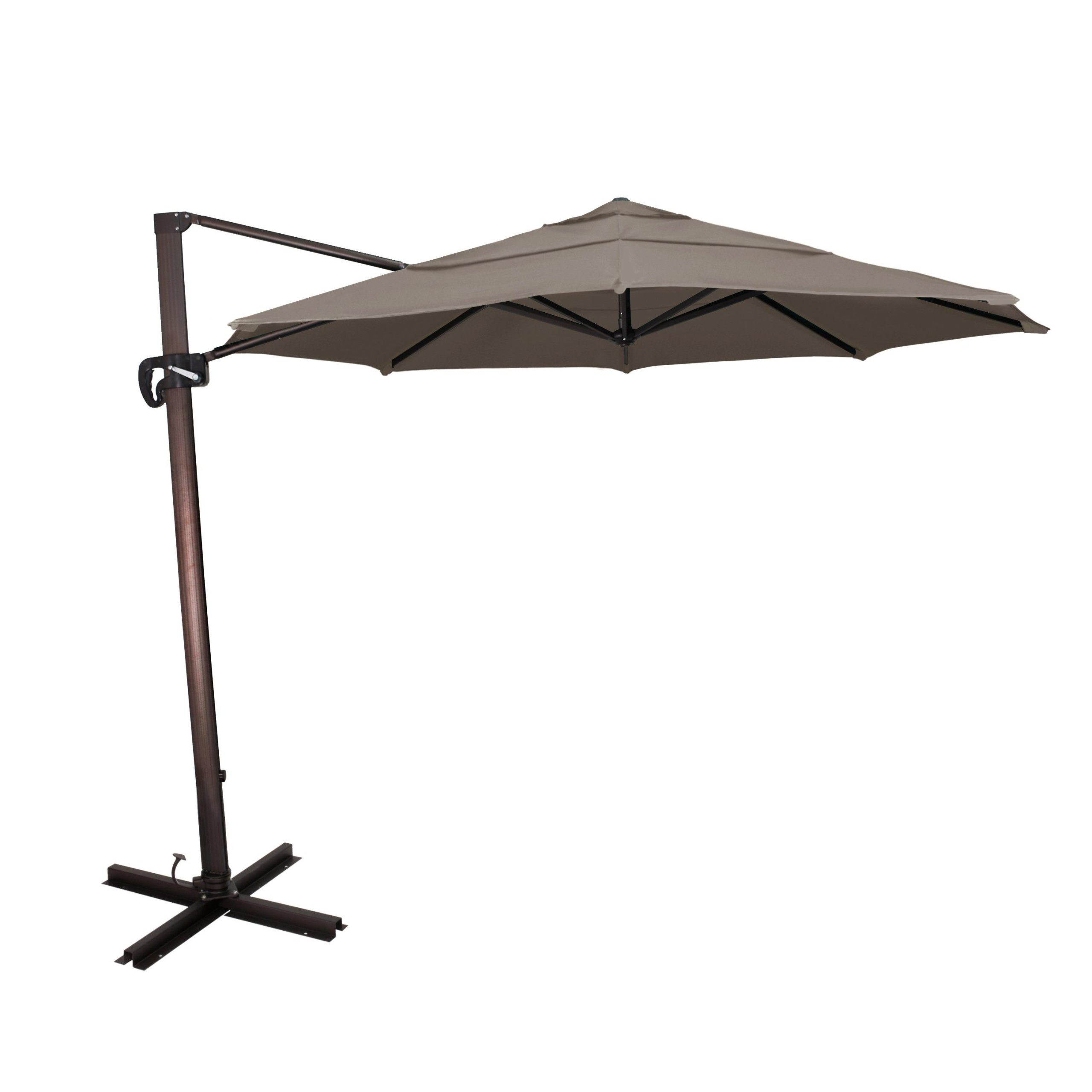 Cali Cantilever 11' Umbrella - Cocoa