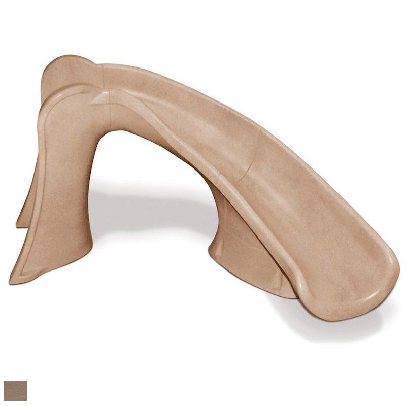 S.R. Smith - 698-209-58123 Cyclone Pool Slide with Right Curve, Sandstone