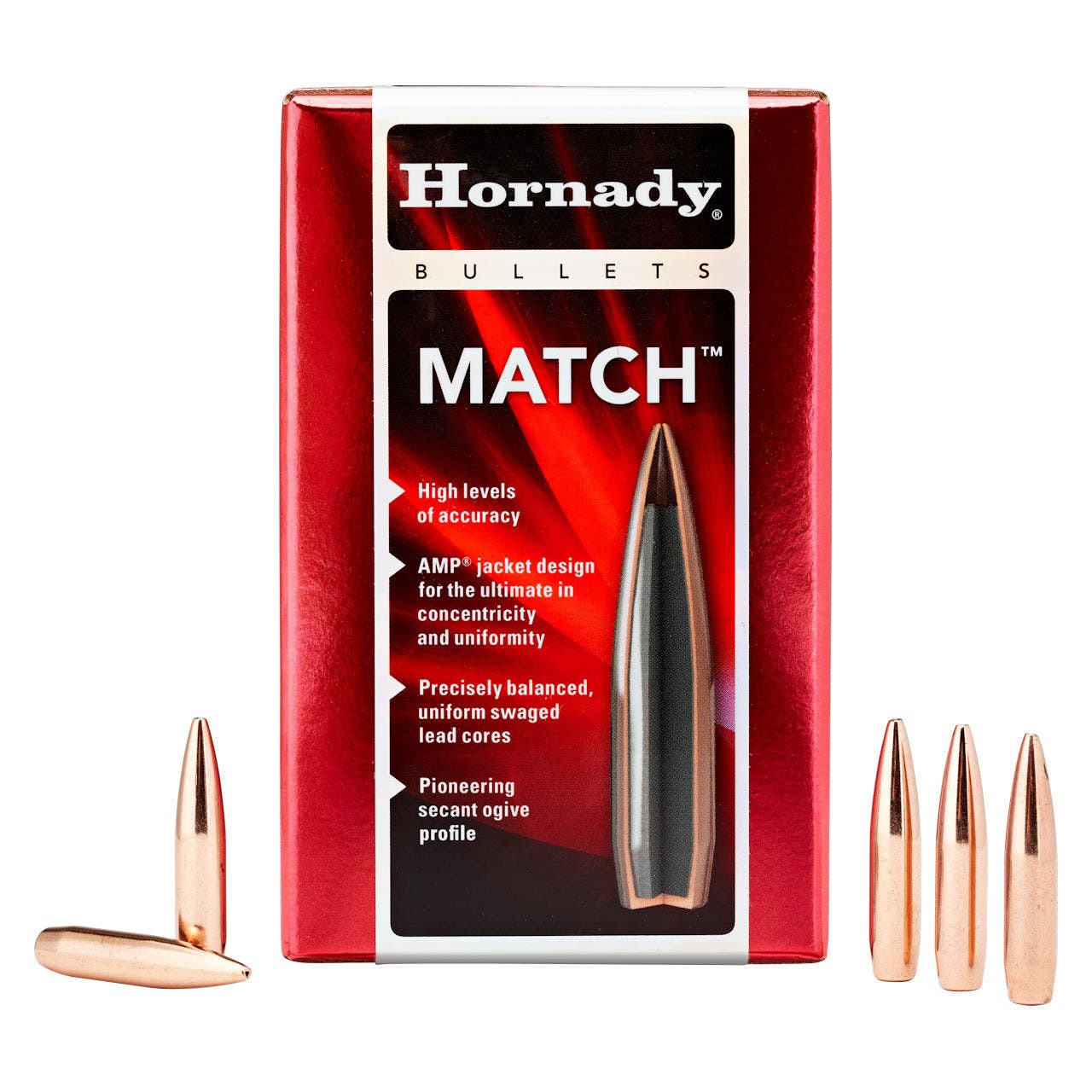 Hornady .308 30 Cal 168 GR BTHP MATCH