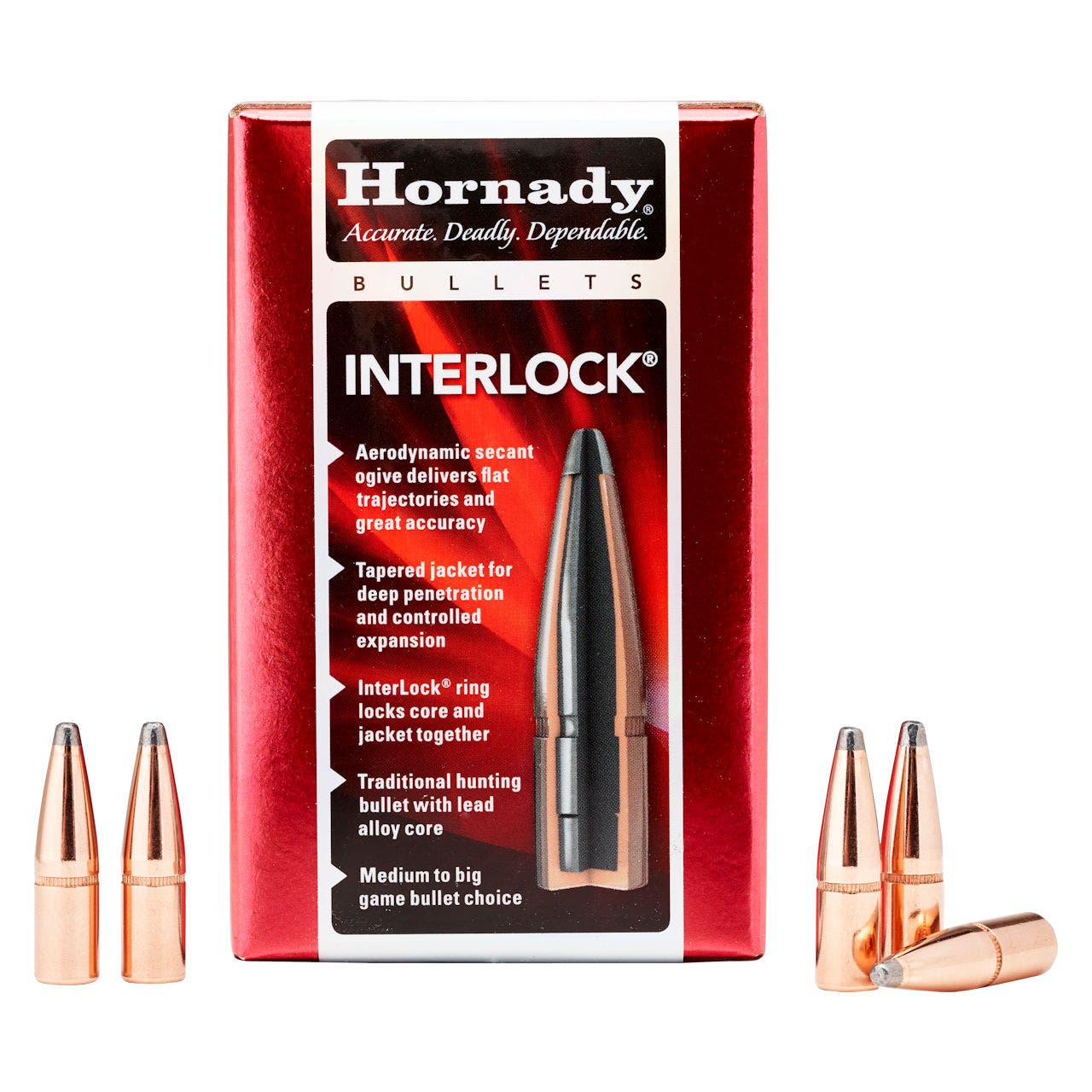 Hornady 6.5mm 129 Gr InterLock SP 100/Box