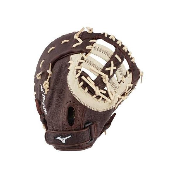 Mizuno Franchise First Base Mit 12.5" Right Hand Coffee-Silver