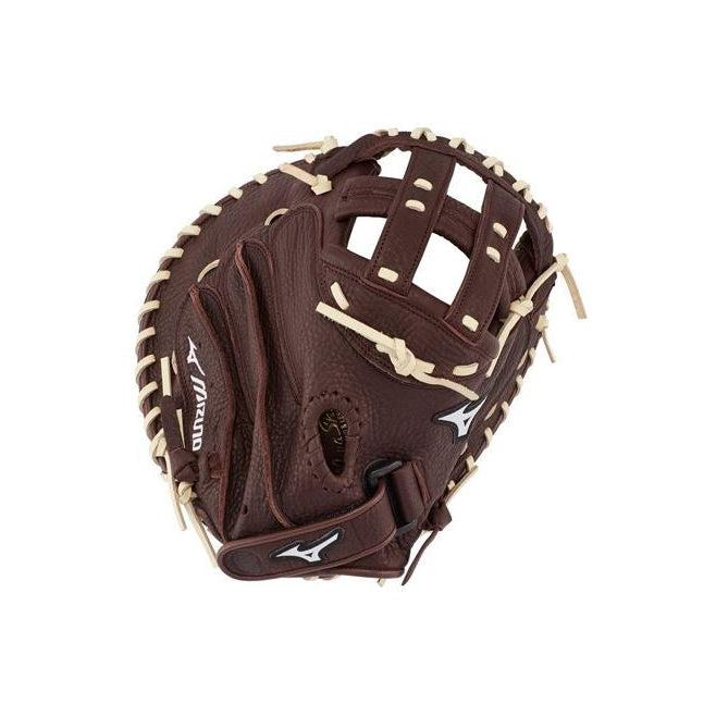 Mizuno Franchise Fast Pitch Catchers Mit 34" Right Hand Coffee-Silver