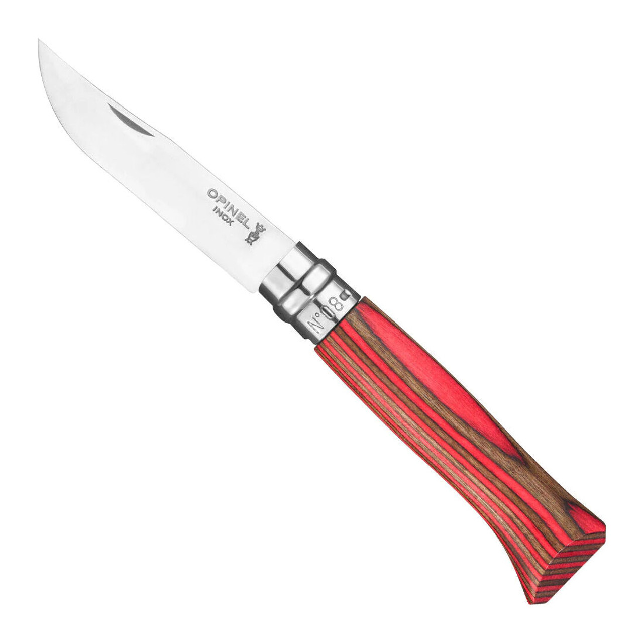 Opinel No.08 Laminated Birch Folding Knife