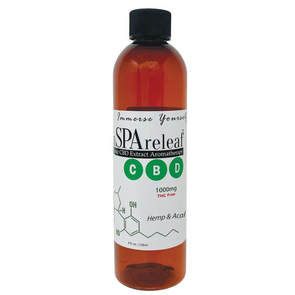 inSPAreleaf - Organic CBD Extract Aromatherapy 8oz Liquid - Hemp and Acai