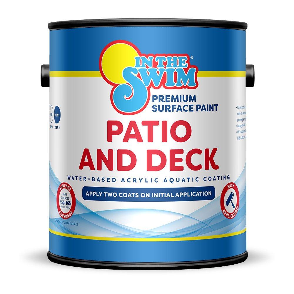 In The Swim - Patio and Deck Pool Paint - 1 Gallon Ivory