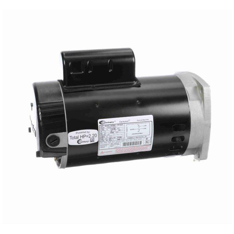 Century - Square Flange 2 HP Single Speed 2.2 THP Pool Motor